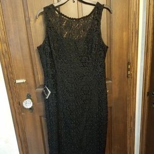 White House Black Market Black Lace Dress